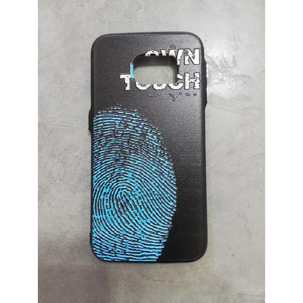 قاب طرحدار سامسونگ s6 edge طرح finger