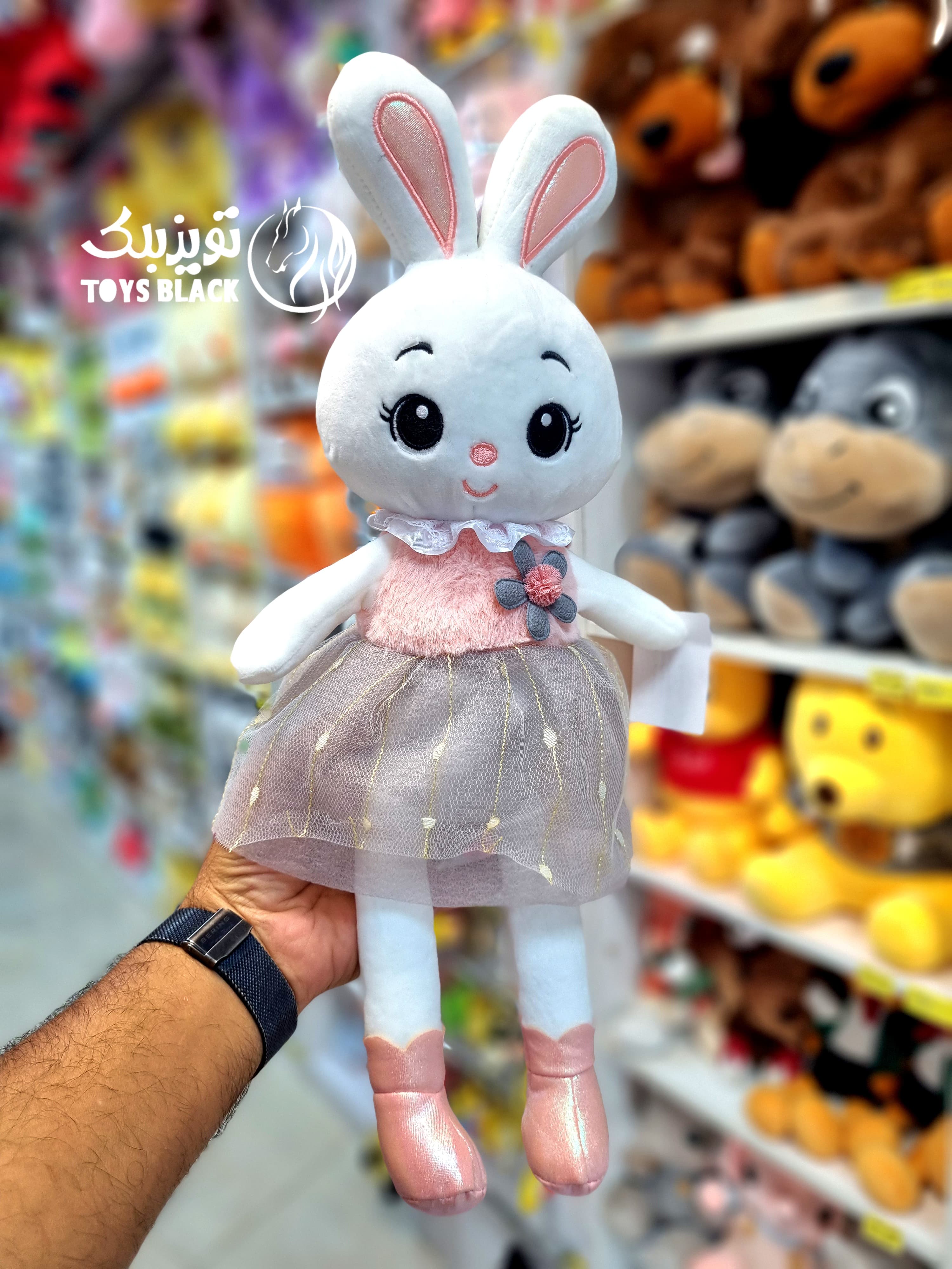 عروسک خرگوش مهربان با دامن توری
