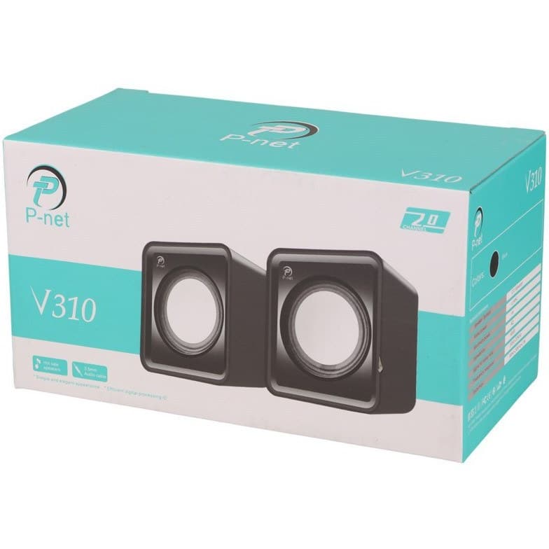 اسپیکر دسکتاپ دو تکه پی نت مدل V310 — تصویر ۵