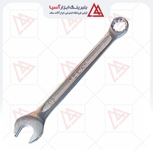 آچار یک سرتخت و یک سر رینگی توسن سایز 6 الی 36 - بلبرینگ ابزار آسیا — تصویر ۵