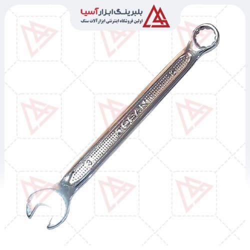 آچار یک سرتخت و یک سر رینگی توسن سایز 6 الی 36 - بلبرینگ ابزار آسیا — تصویر ۲