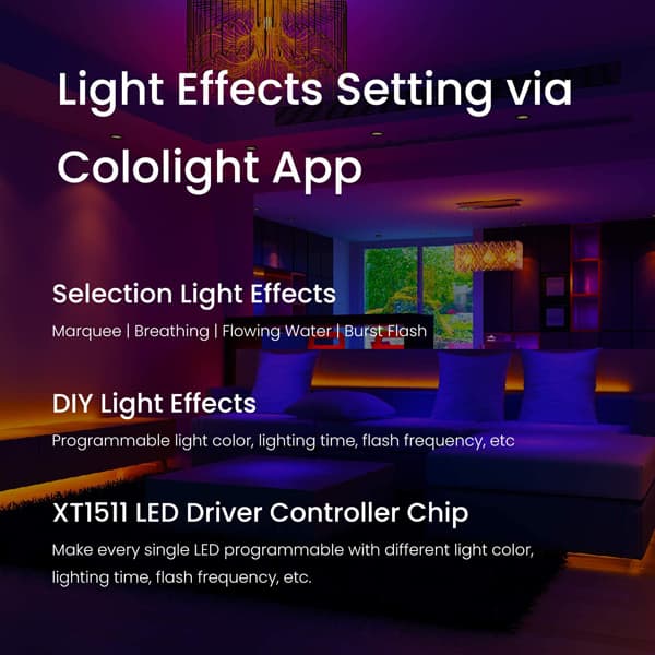 توسعه دهنده 2 متری 30LEDs کولولایت مدل Cololight Strip — تصویر ۴