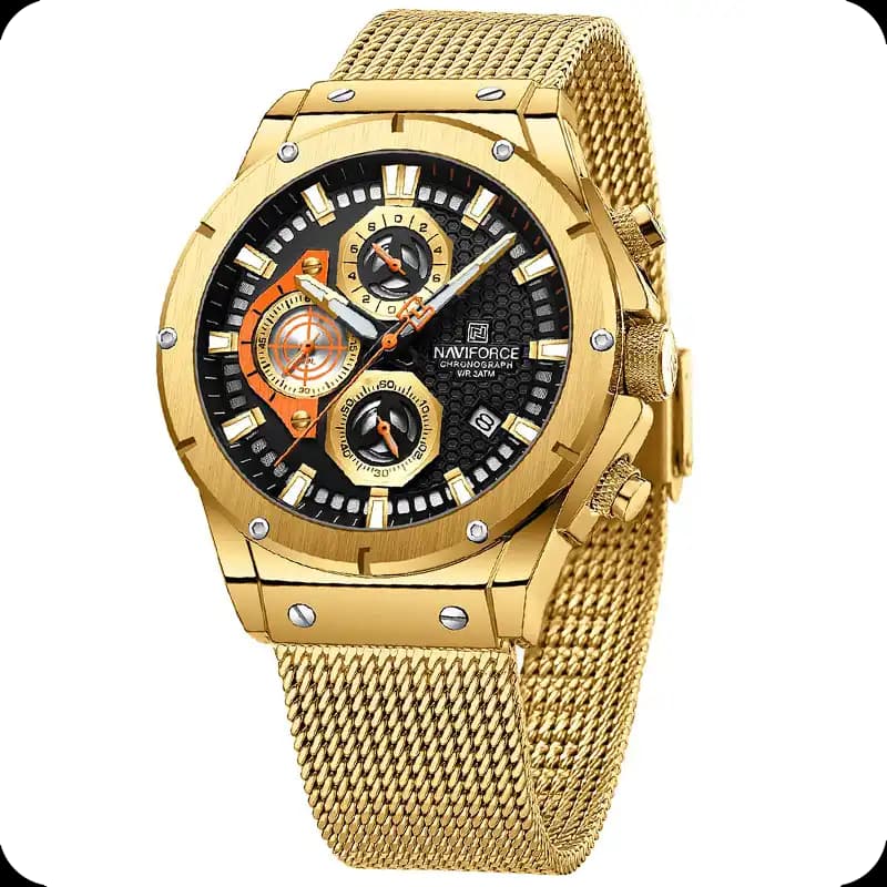 ساعت مچی نیوی فورس مدل 8027 GOLD