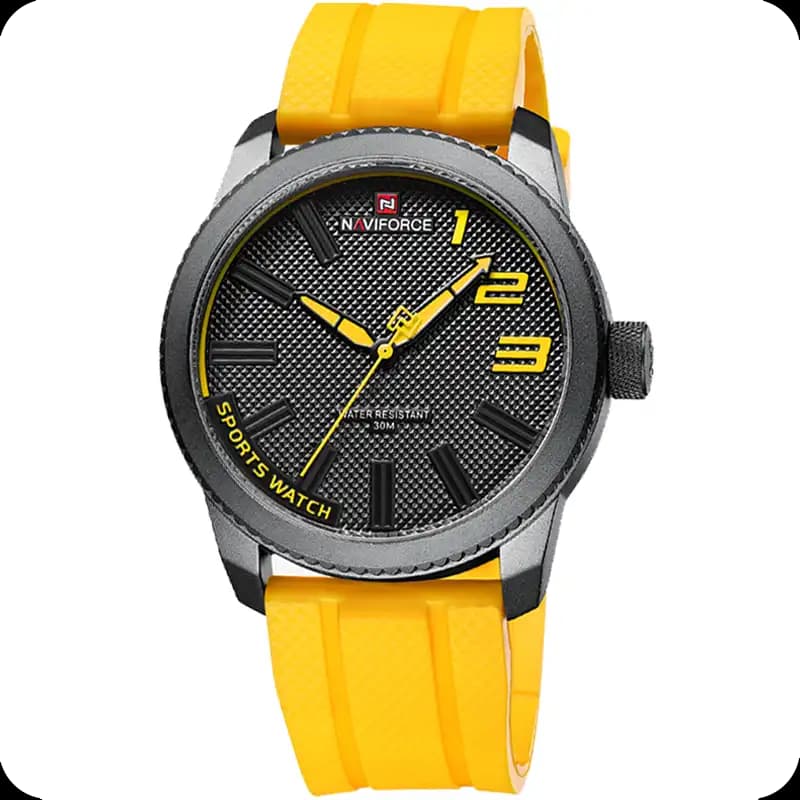 ساعت نیوی فورس مدل Naviforce NF9202 زرد