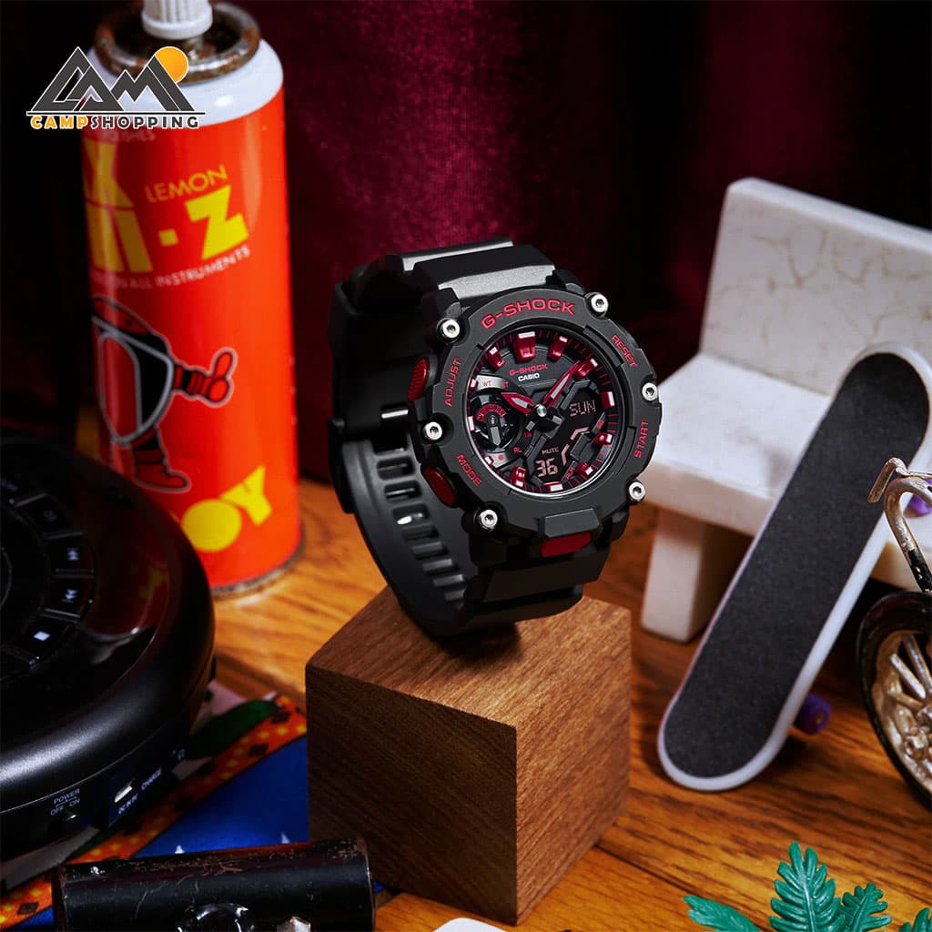 ساعت مچی مردانه کاسیو، زیرمجموعه G-Shock، کد GA-2200BNR-1ADR — تصویر ۹