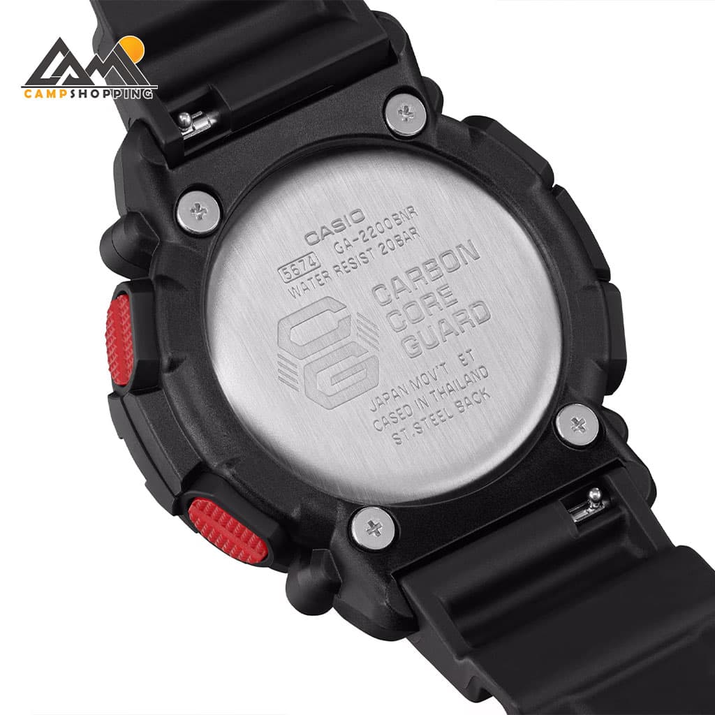 ساعت مچی مردانه کاسیو، زیرمجموعه G-Shock، کد GA-2200BNR-1ADR — تصویر ۷