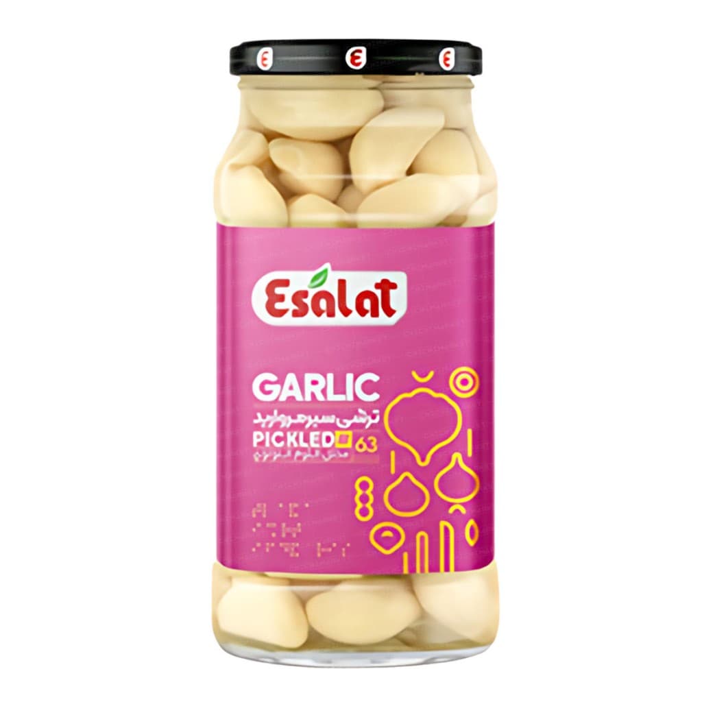 ترشی سیر مروارید اصالت - 580 گرم