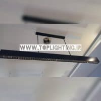 لوستر آویز کریستالی نور خطی