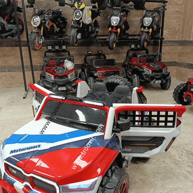 ماشین شارژی کودک سایز بزرگ مدل 1170LE (BMW) طراحی جذاب برای کودکان — تصویر ۷
