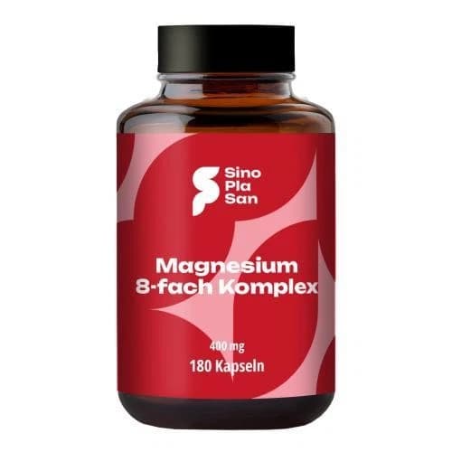 کپسول Magnesium 8-Fach Komplex سینوپلاسان | کمپلکس ۸ نوع منیزیم ۴۰۰ میلی‌گرم | ۱۸۰ کپسول