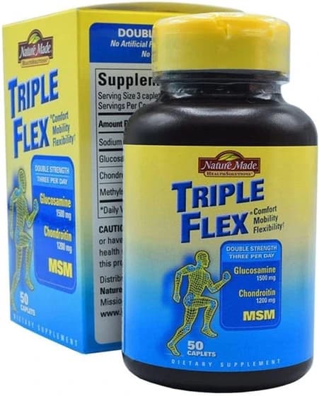 قرص تریپل فلکس نیچرمید NatureMade Triple Flex اصل و اورجینال 50 عددی