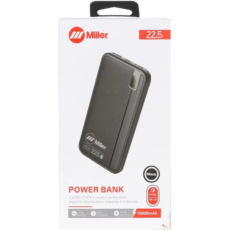 پاور بانک میلر مدل MP-118 ظرفیت 10000 میلی آمپر ساعت — تصویر ۳