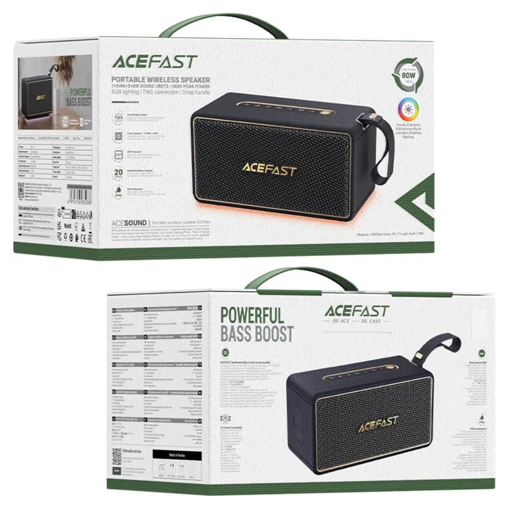 اسپیکر بلوتوثی ایس فست مدل Acefast K3 Max + قیمت مهر 1405 — تصویر ۷