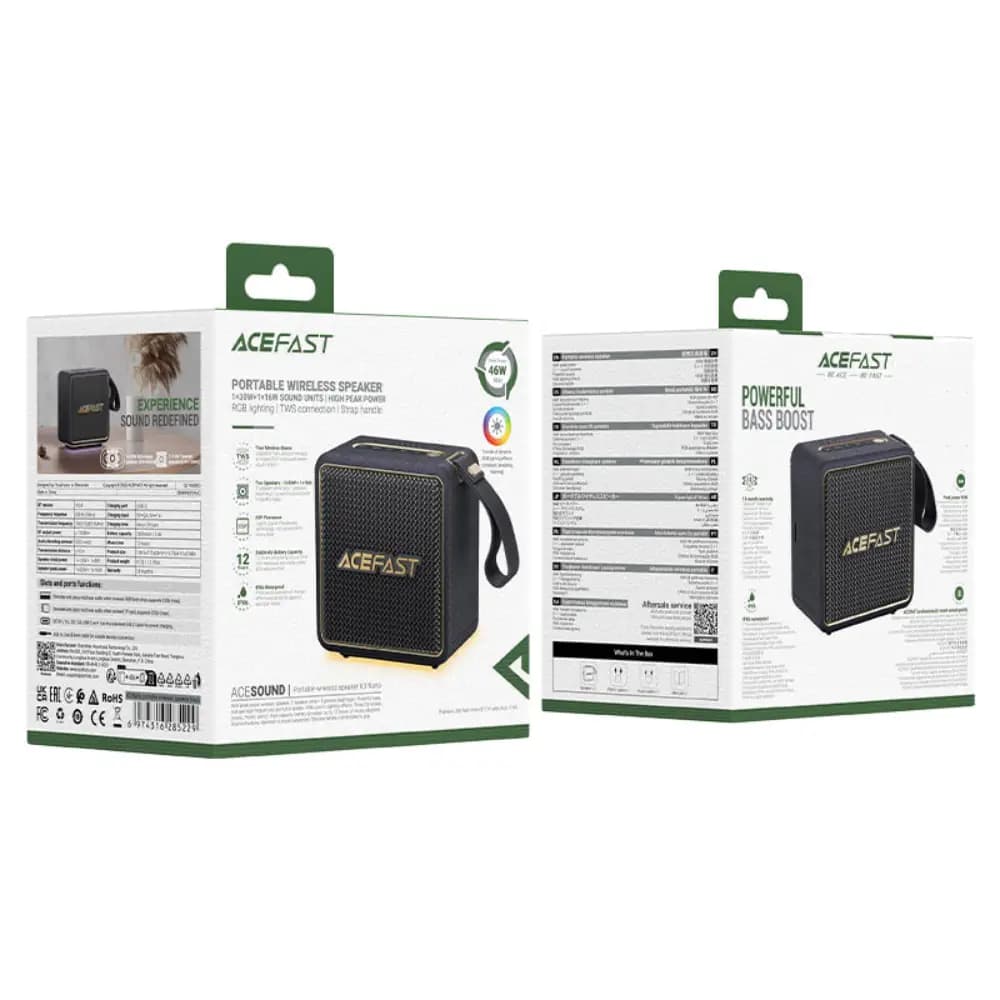 اسپیکر بلوتوثی ایس فست مدل Acefast K3 Nano + قیمت مهر 1405 — تصویر ۸