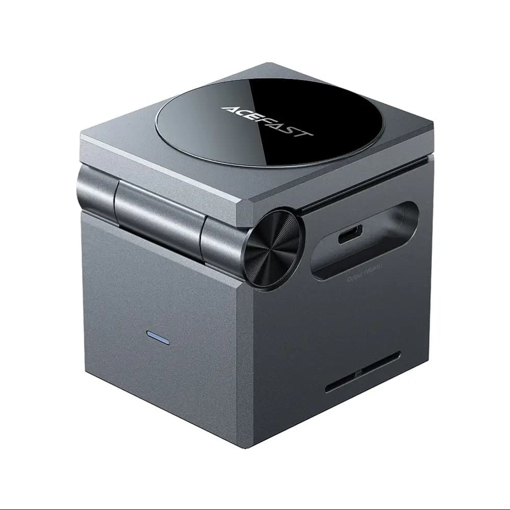 استند و شارژر وایرلس چند کاره مگ سیف ایس فست ACEFAST E18 + قیمت مهر 1405 — تصویر ۲