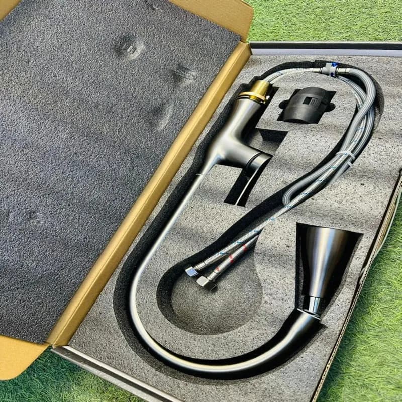 شیر ظرفشویی HYSHIN شاوری 3 حالته دودی HS-D468-5 - خانه لوکس والنتی — تصویر ۸