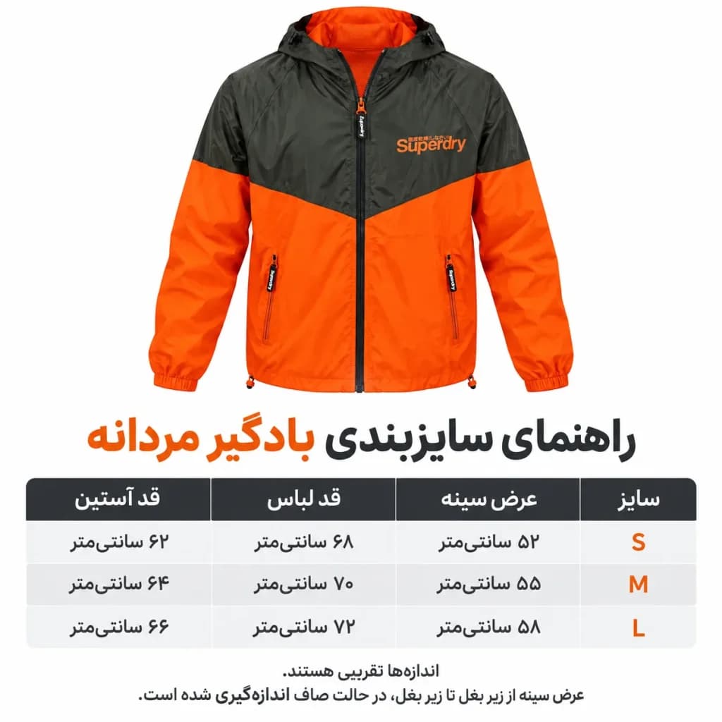 بادگیر مردانه دو رنگ کلاه‌دار اسپرت و زیپ‌دار — تصویر ۵