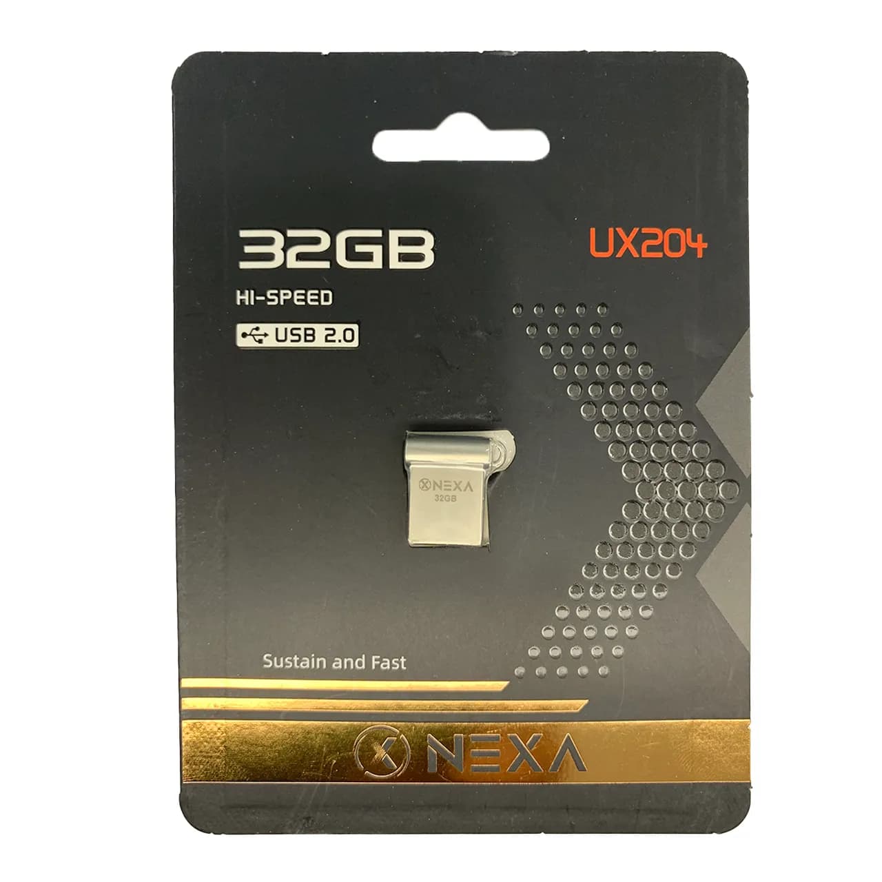 Flash Memory NEXA HI-SPEED UX204 USB2.0 – 32GB (گارانتی 2 ساله پژواک) نقره ای