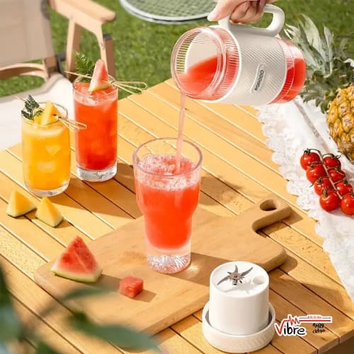 مخلوطکن شارژی دو لیوانه پرودو مدل Portable Dual-Cup Smoothie Blender — تصویر ۶