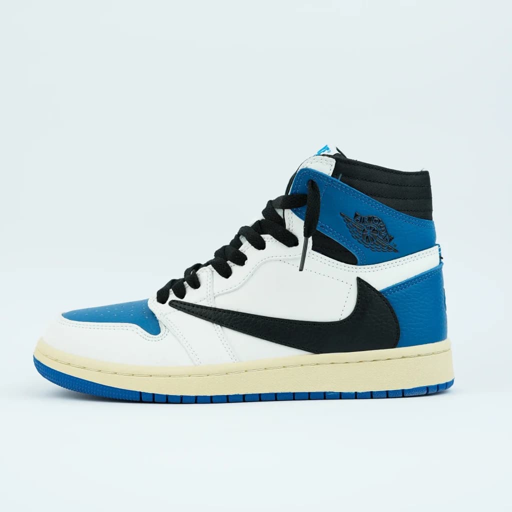 جردن وان ترویس فرگمنت آبی | Nike Air Jordan 1 High — تصویر ۸