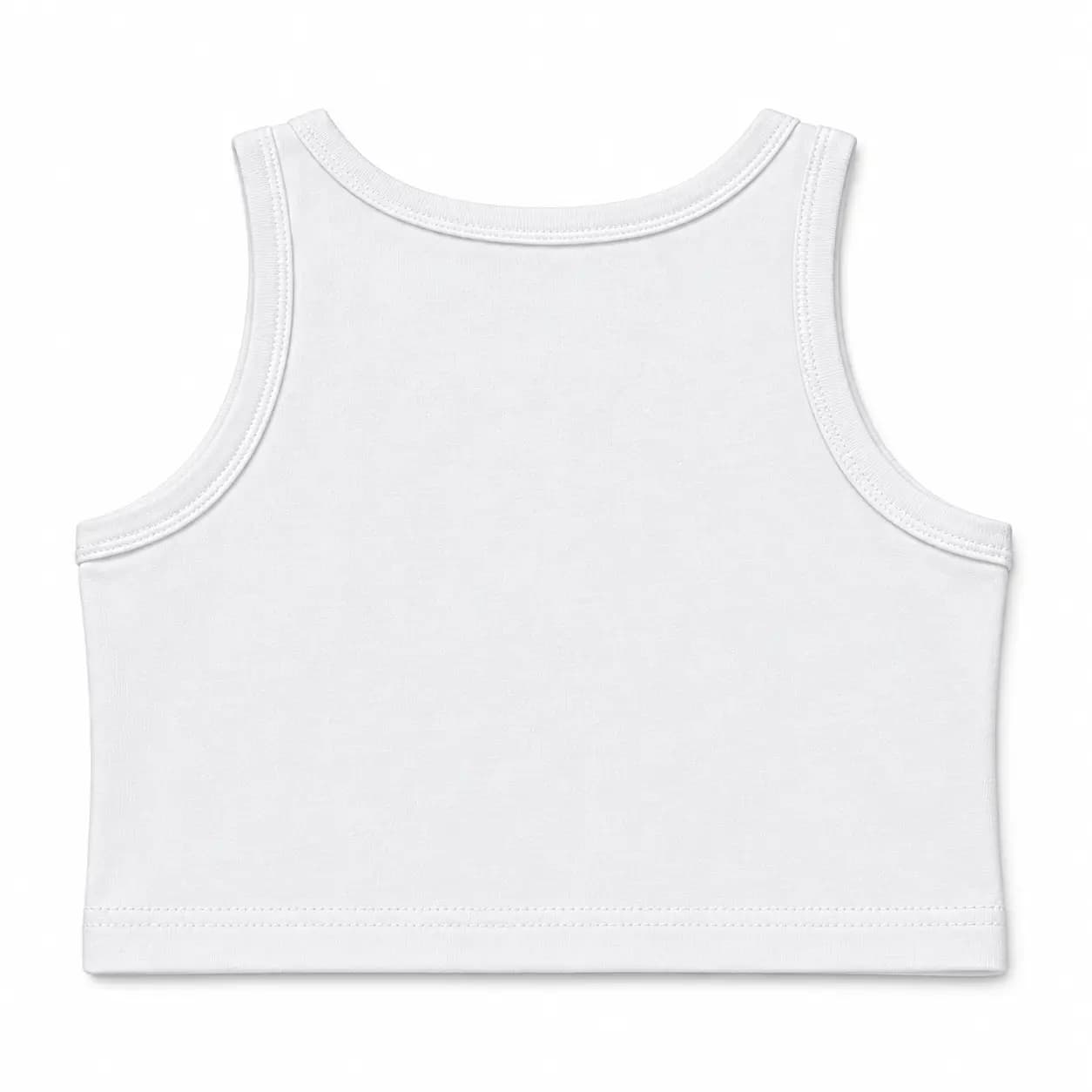 تاپ سفید پرادا زنانه | Prada Cropped Top — تصویر ۵
