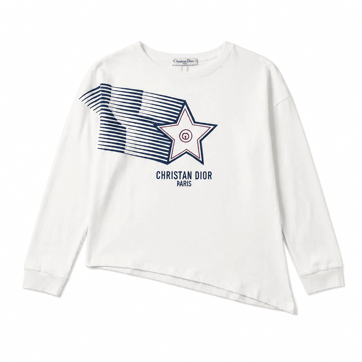 دورس سفید دیور طرح ستاره | Christian Dior Star Print