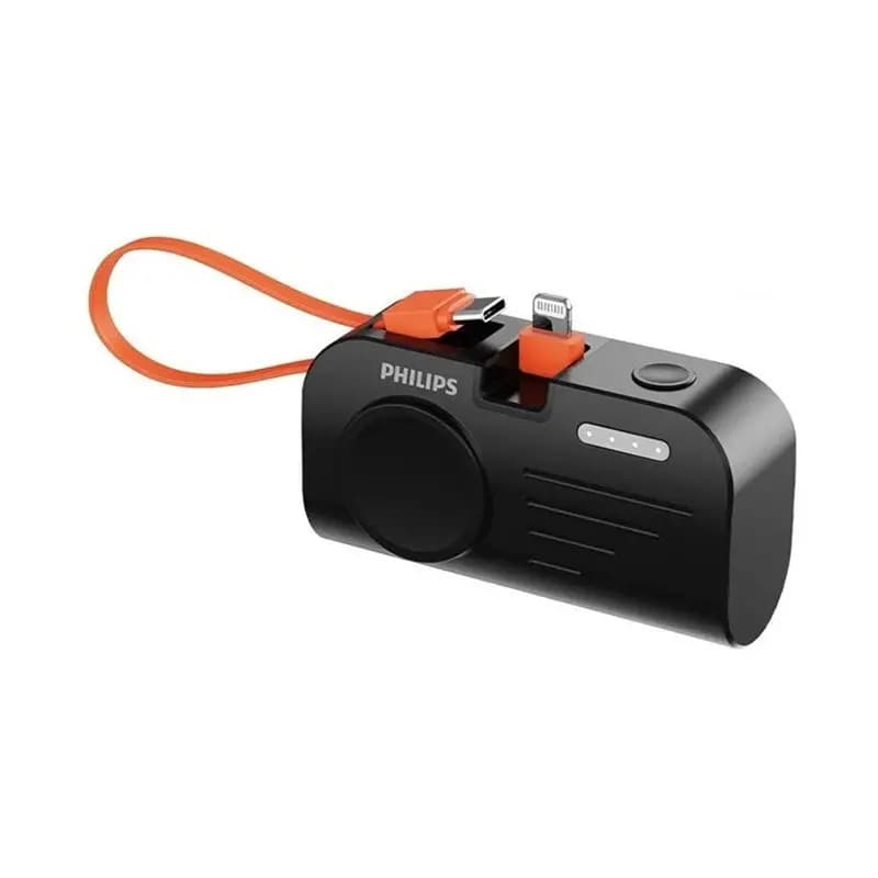 پاوربانک فیلیپس DLP2552VB | شارژر همراه 5000 با شارژ اپل واچ