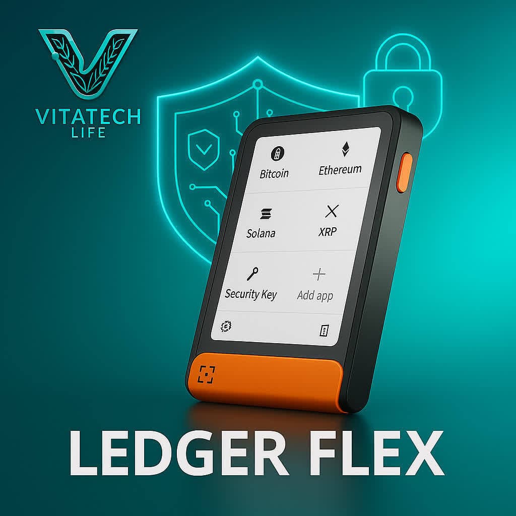Ledger Flex 2025 – لجر فلکس | کیف پول سخت‌افزاری NFC و e‑ink Display — تصویر ۲