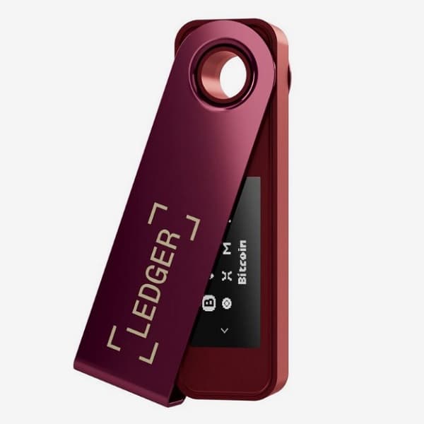 کیف پول سختافزاری لجر نانو اس پلاس – Ledger Nano S Plus Crimson Magenta | دارای گارانتی ۲۴ ماهه VITASECURE 24