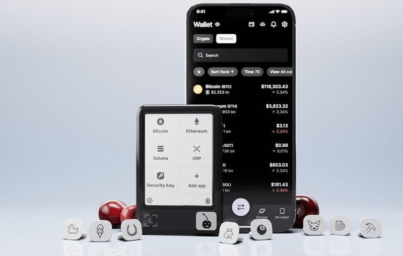 کیف پول سخت‌افزاری لجر نانو Ledger Nano Gen5 – نسل پنجم امنیت رمزارز (EAL6+) — تصویر ۳