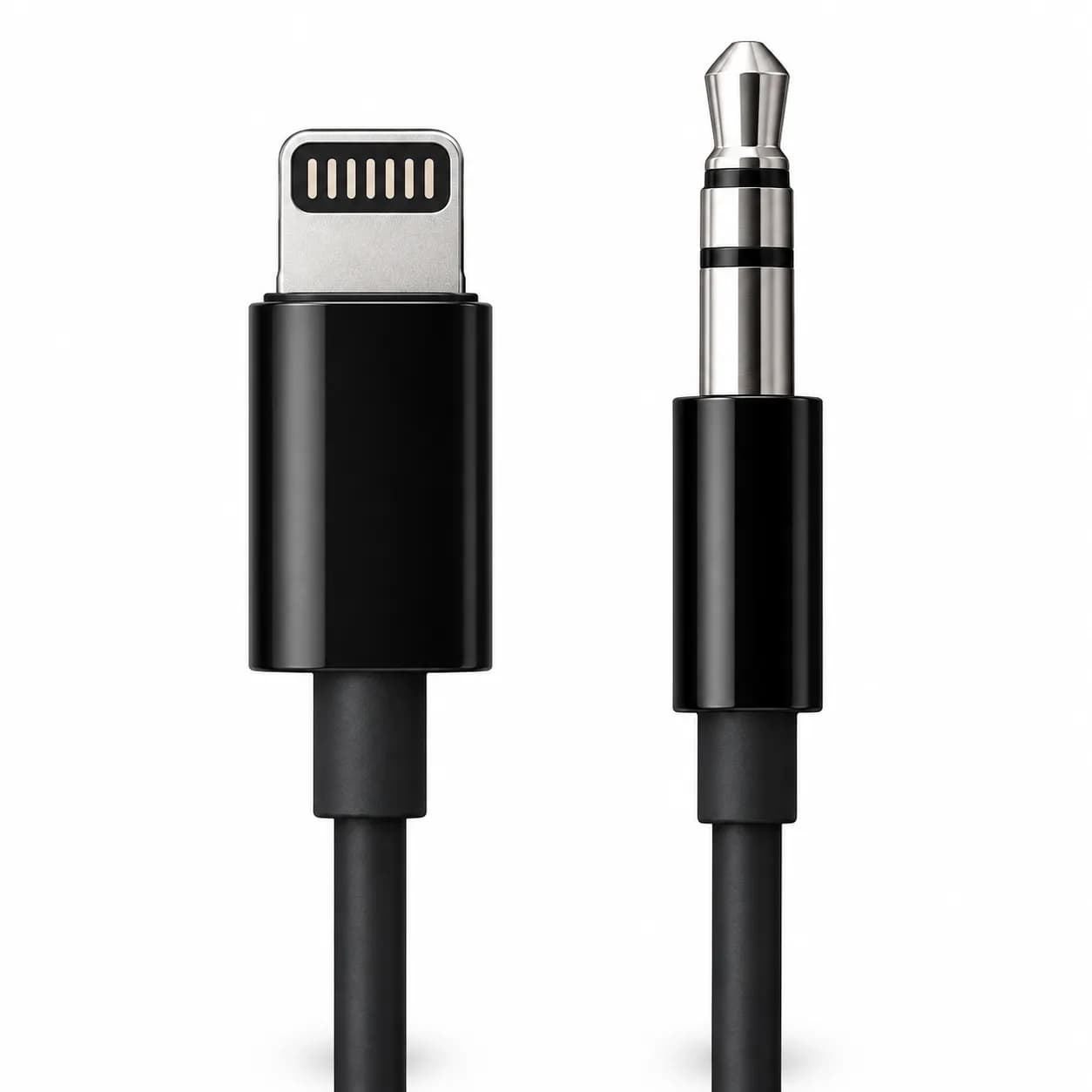 کابل صدا اپل مدل iPhone AUX 3.5mm A1879 لایتنینگ به جک صوتی