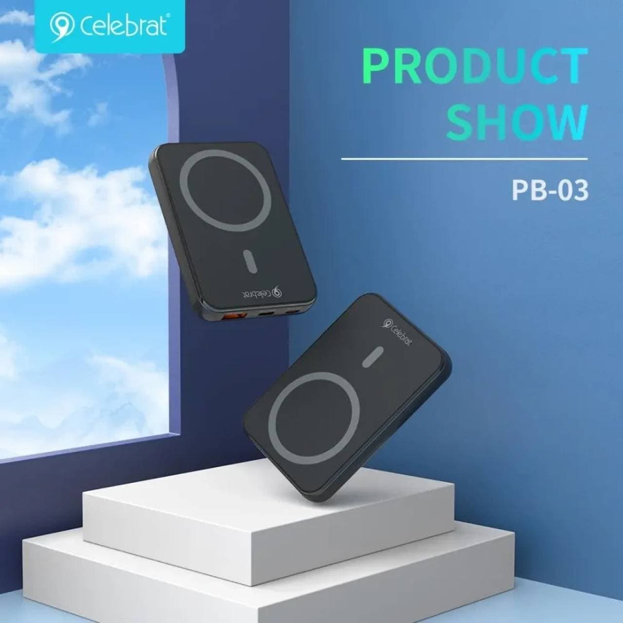 پاوربانک مگسیف 5000 سلبریت مدل PB03 — تصویر ۲