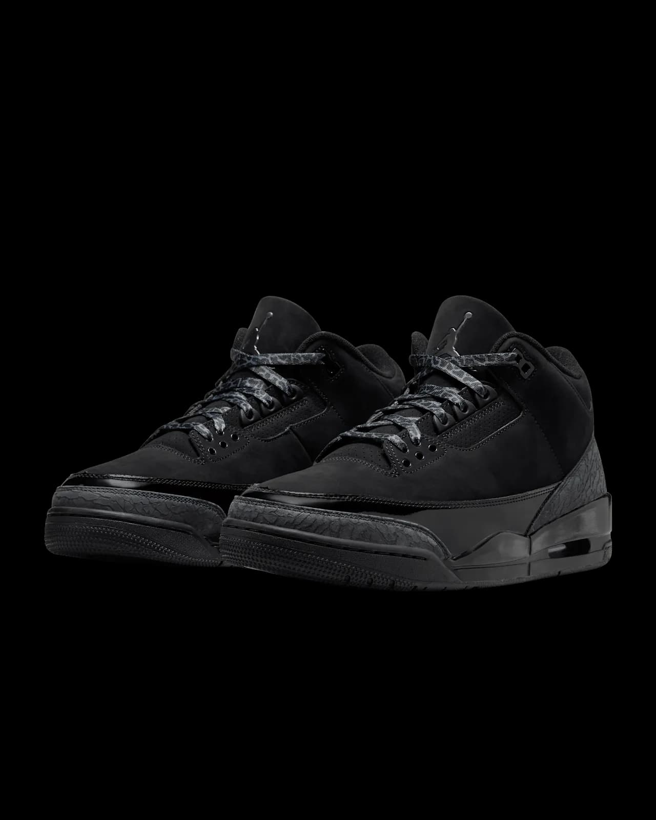Air jordan 3 black cat — تصویر ۲