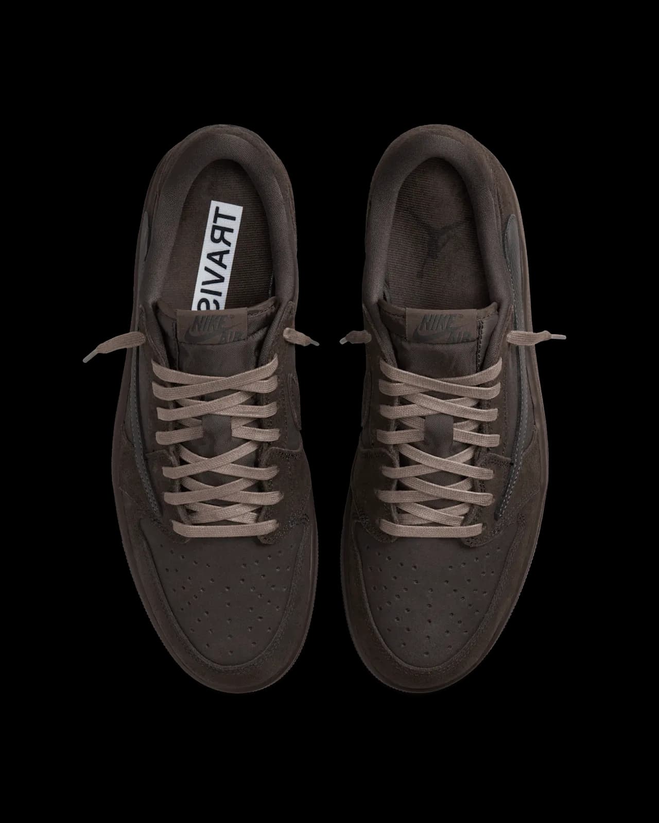 Travis Scott x Air Jordan 1 Velvet Brown — تصویر ۳