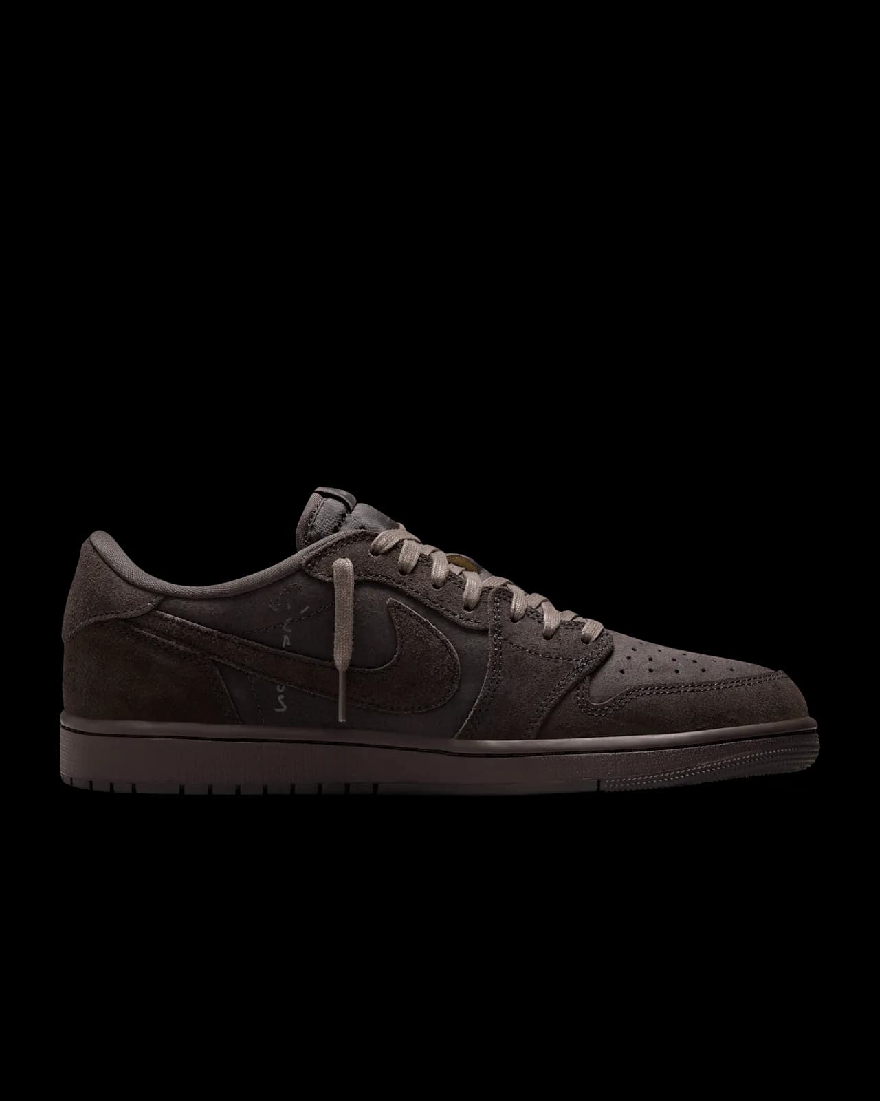 Travis Scott x Air Jordan 1 Velvet Brown — تصویر ۴