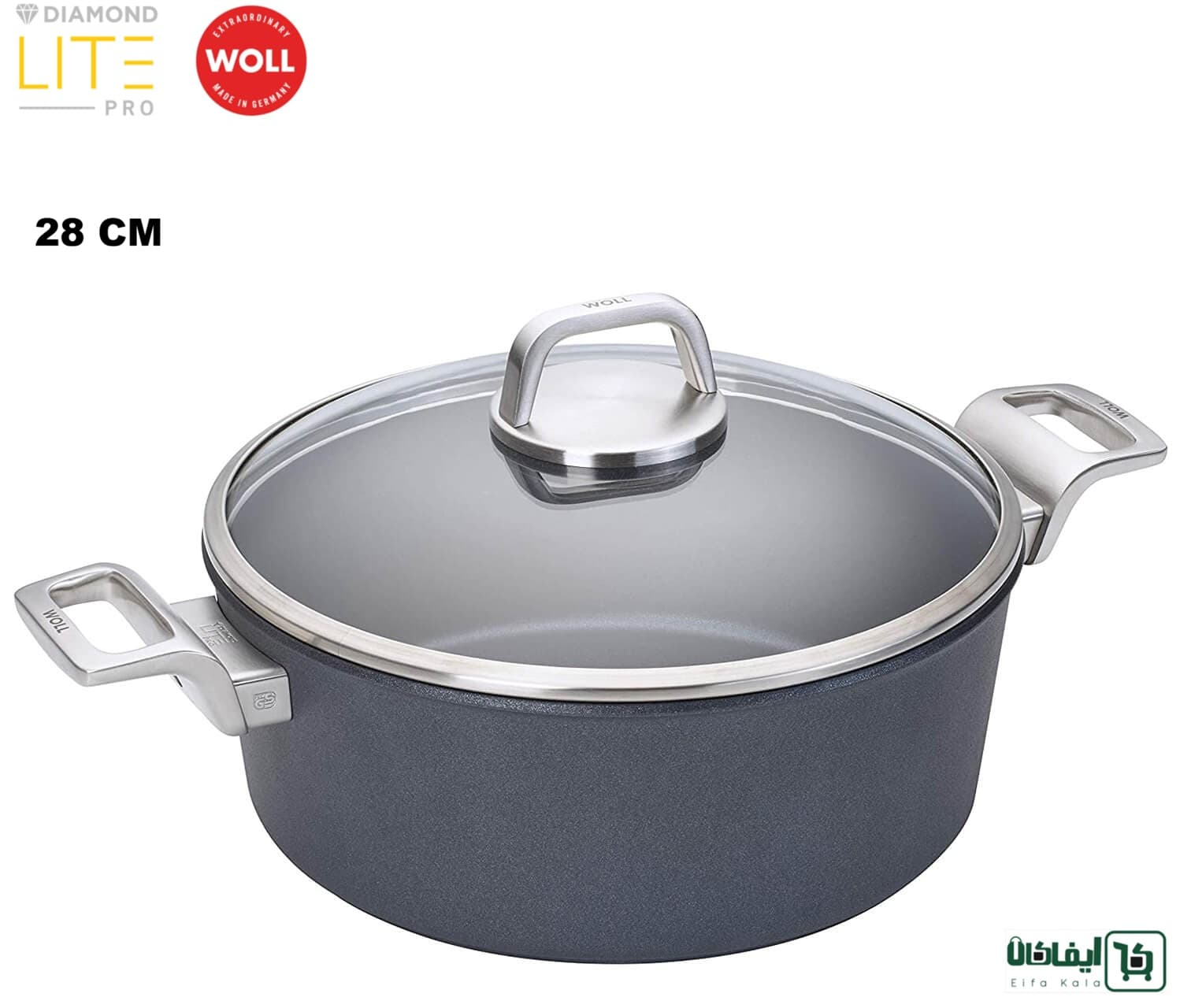 قابلمه وول WOLL Diamond Lite Pro سایز 28 _ 5.5 لیتری