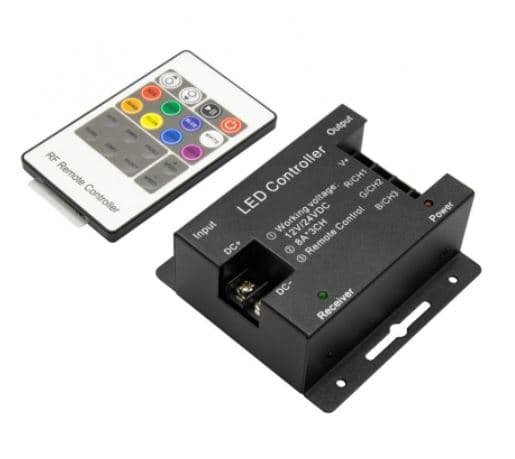 درایور و کنترلر RGB - کنترل از راه دور 20KEY-24A