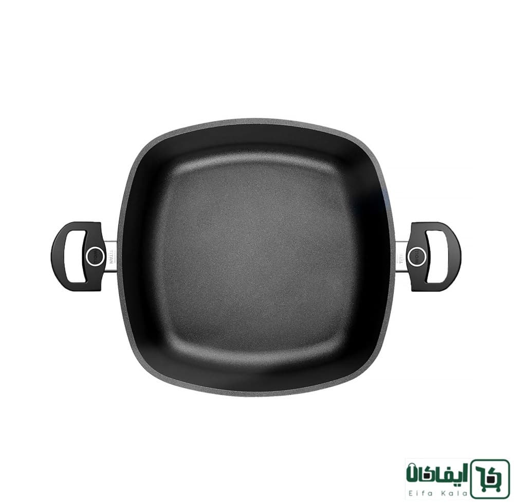 قابلمه مربع وول Woll Titan سایز 28 | ظرفیت 6 لیتر — تصویر ۲