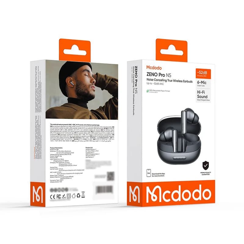 هندزفری بلوتوث ( ایرپاد ) مک دو دو مدل MCDODO HP-0880 — تصویر ۳