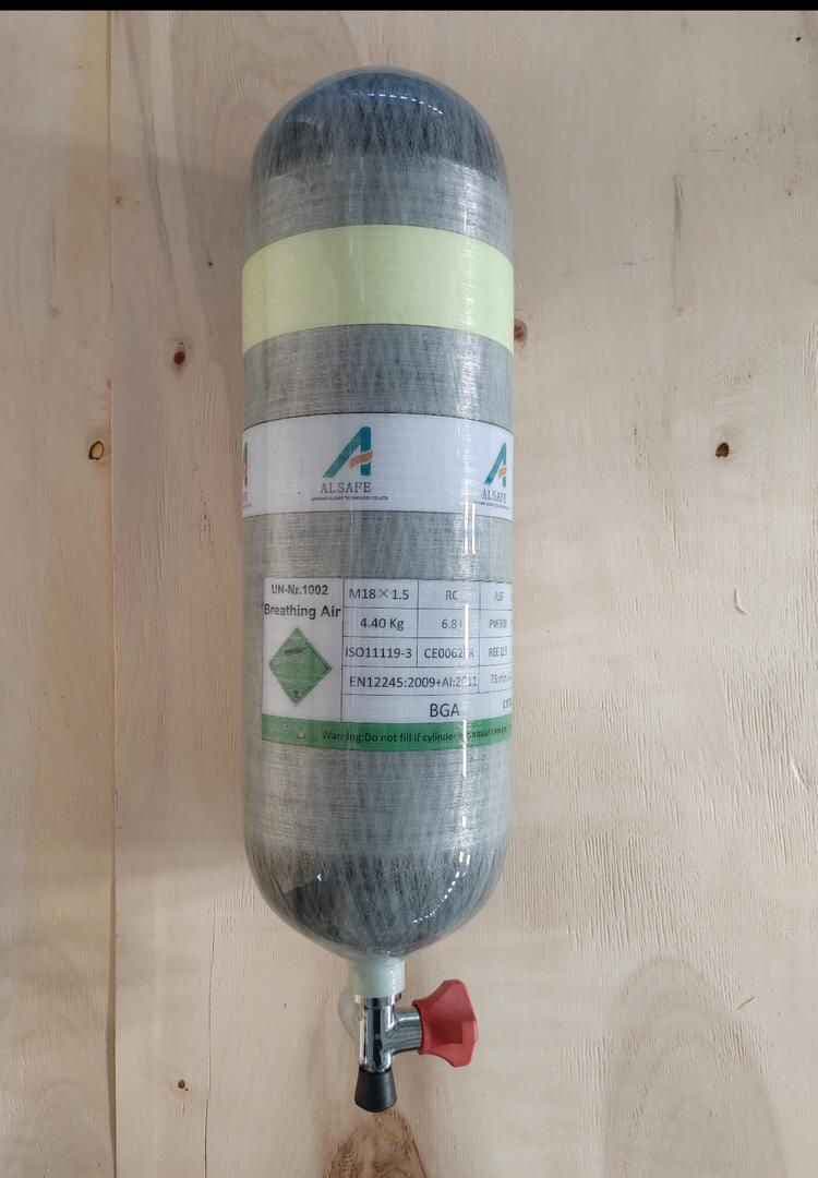 کپسول 6/8 لیتری کامپوزیت برند Alsafe