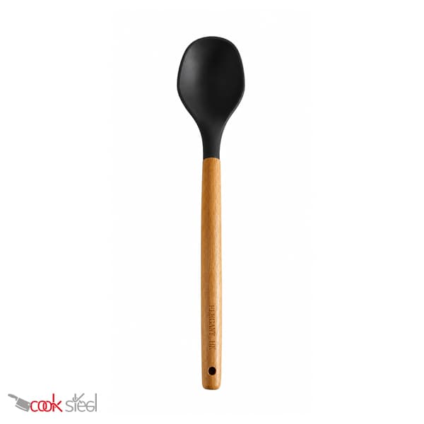 قاشق سیلیکونی دسته چوبی الگانت ELEGANT