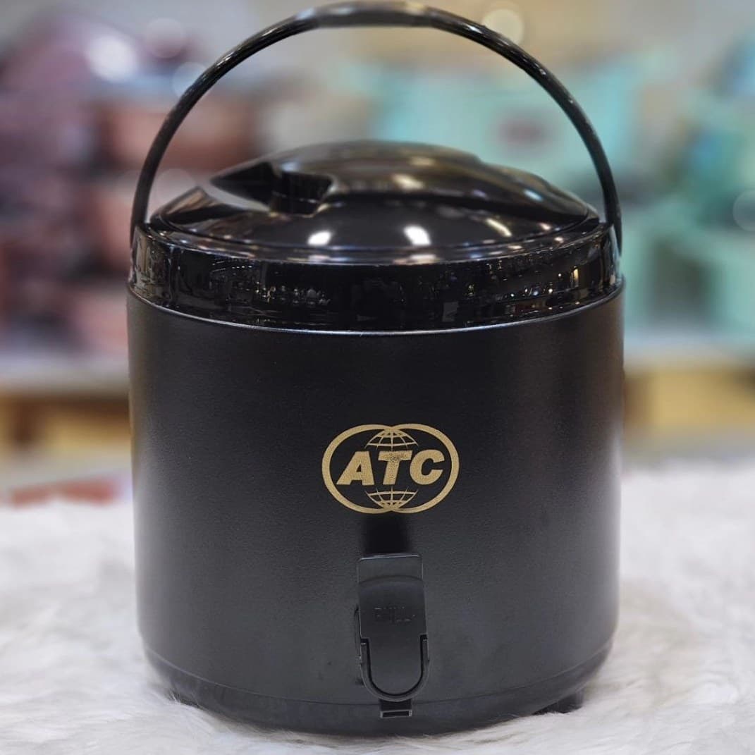 کلمن 8 لیتری داخل استیل ای تی سی ATC رنگ مشکی کد A108