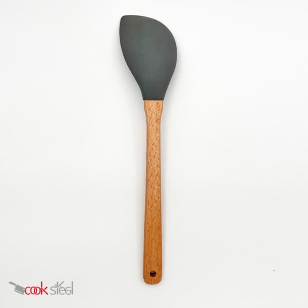 قاشق سیلیکونی لیسکی دسته چوبی الگانت ELEGANT — تصویر ۲