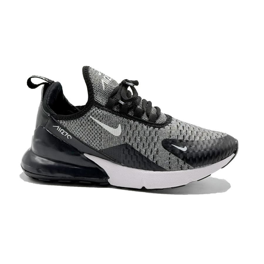 کفش و کتونی مردانه و زنانه مدل نایک NIKE AIR 270 رنگ طوسی بافت درشت زارا کد 1387