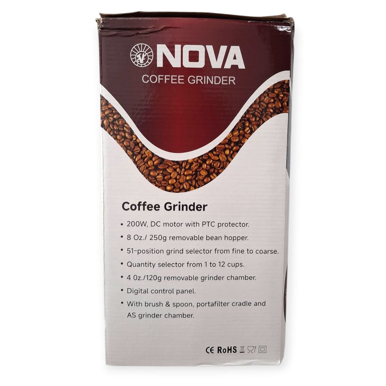 اسیاب قهوه دیجیتال نوا NOVA مدل NM-3682 — تصویر ۵