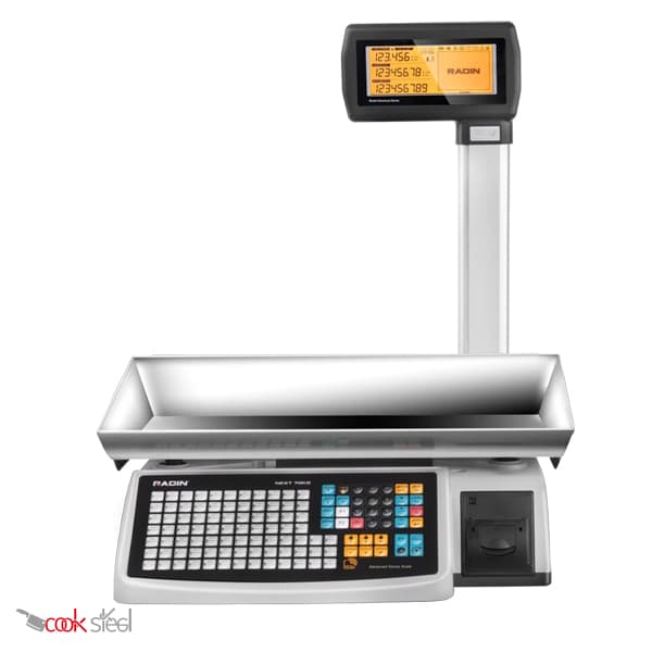 ترازو 70 کیلویی پرینتردار رادین مدل WIFI NEXT-A — تصویر ۴