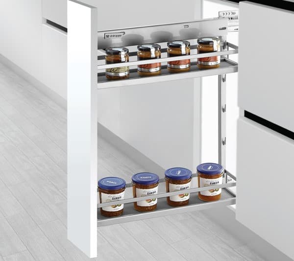 جای بطری وادویه 2 طبقه کد(WB2348) ملونی