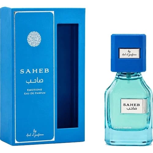 عطر ادکلن صاحب ایموشنز آبی ارض الزعفران اصل 70 میل | Saheb Emotions