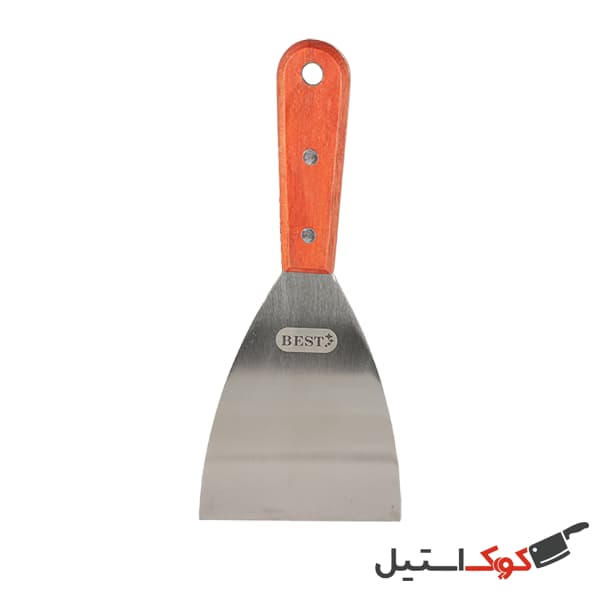 کاردک دسته چوبی تخت سایز 12بست BEST