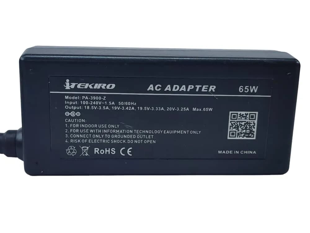 آداپتور متغیر 65W لپ تاپ با ولتاژهای مختلف [نام برند شما]